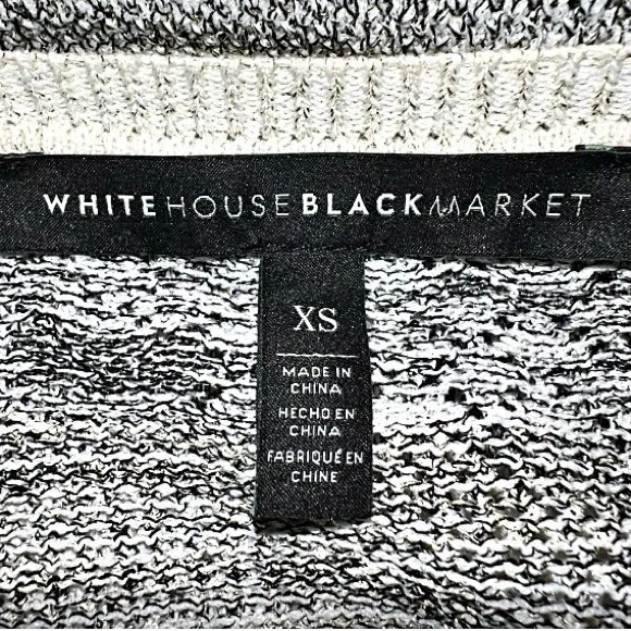 WHITE HOUSE BLACK MARKET Loose Knit Lightweight Cardigan Sweater - Picture 6 of 7
